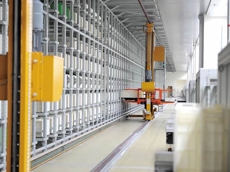 DRS包胶轮箱助力杭州某立库堆垛机性能升级